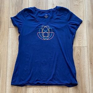 Arc'teryx Navy Tee with Multicolor Graphic